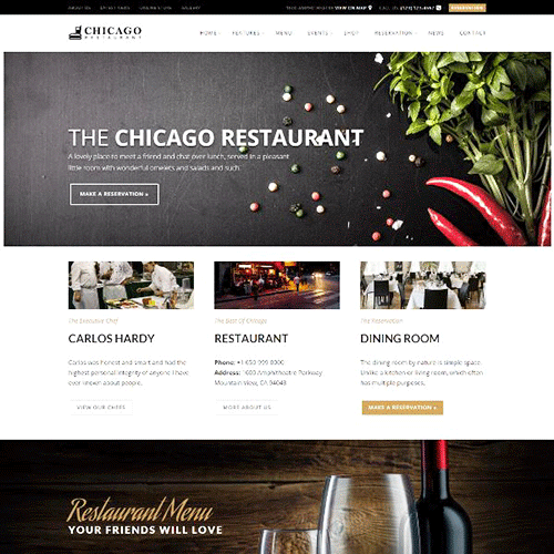 Dịch vụ thiết kế website nhà hàng tại Quận 12
