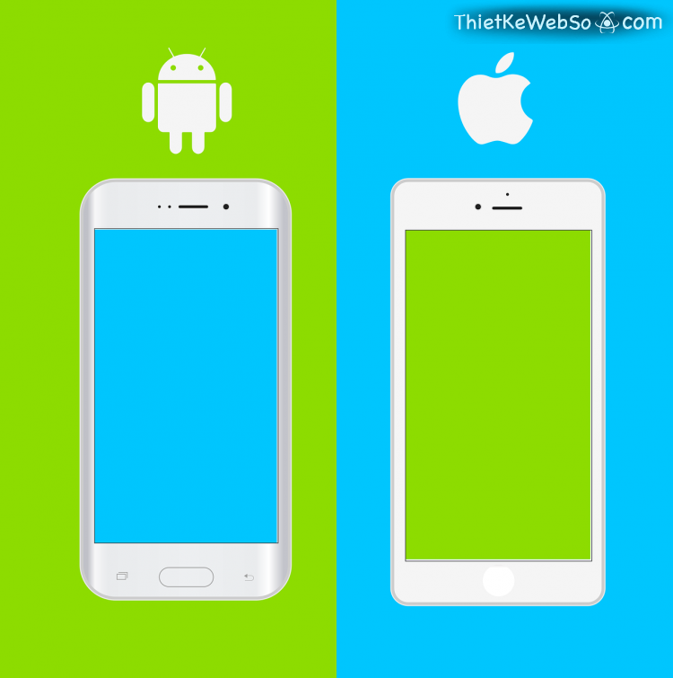 Thiết kế App Mobile cho hệ điều hành IOS hay Android trước?