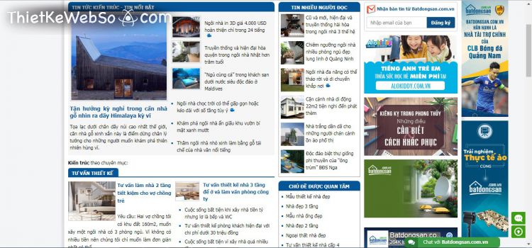 Thiết kế website tin tức tại Hóc Môn