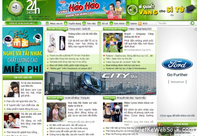 Thiết kế website tin tức tại quận 1