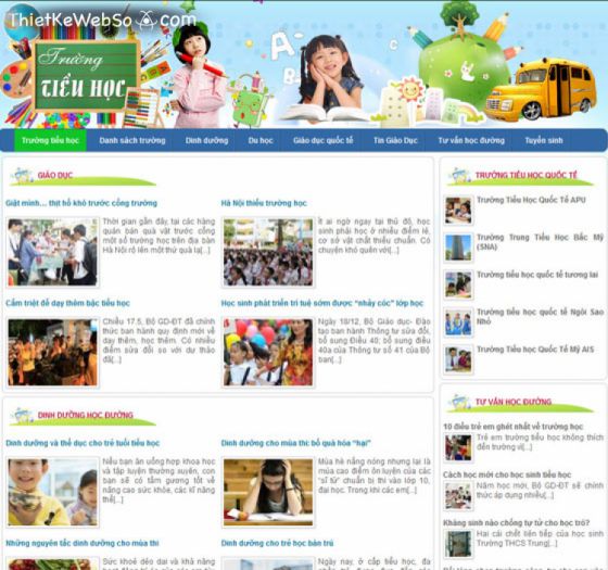Thiết kế website giáo dục tại quận 10