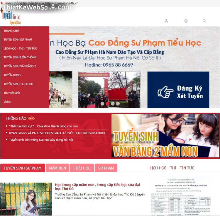 Thiết kế website giáo dục tại quận 10