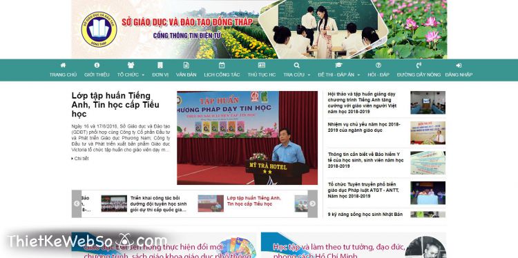 Thiết kế website giáo dục tại quận 11