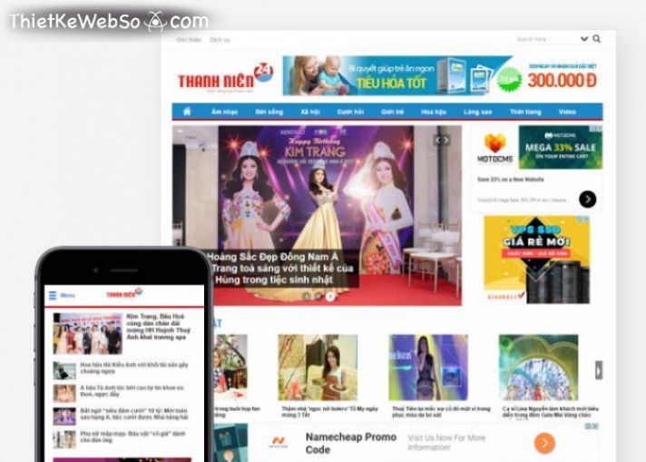 Thiết kế website tin tức tại quận Bình Tân