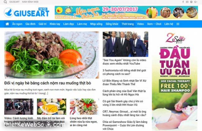 Thiết kế website tin tức tại quận Bình Thạnh