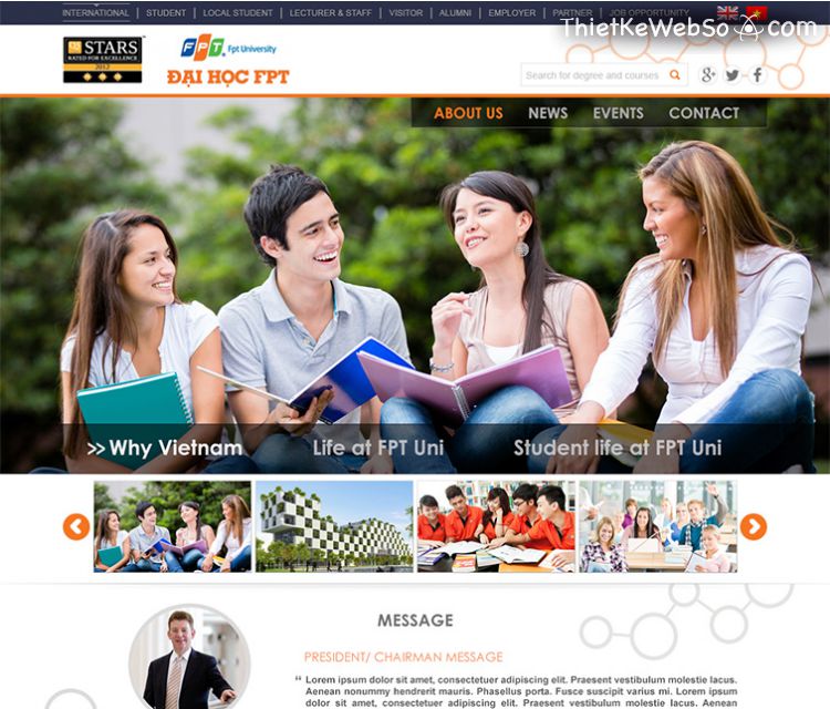 Thiết kế website giáo dục tại quận 1