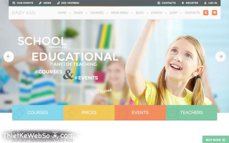 Thiết kế website giáo dục tại quận 2