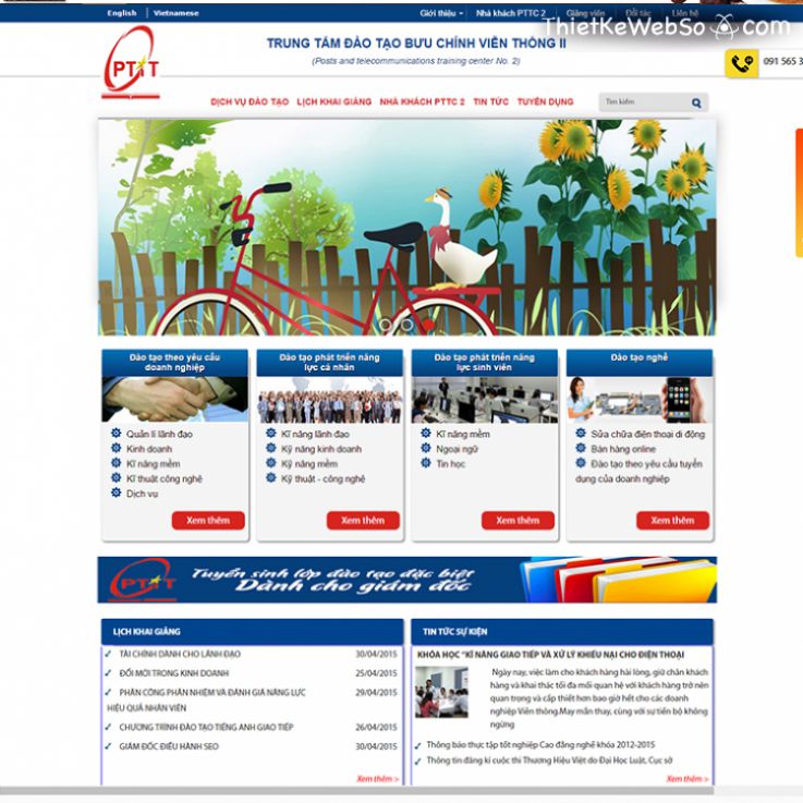 Thiết kế website giáo dục tại quận 3