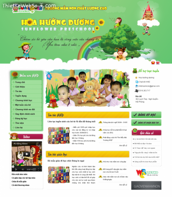 Thiết kế website giáo dục tại quận Gò Vấp