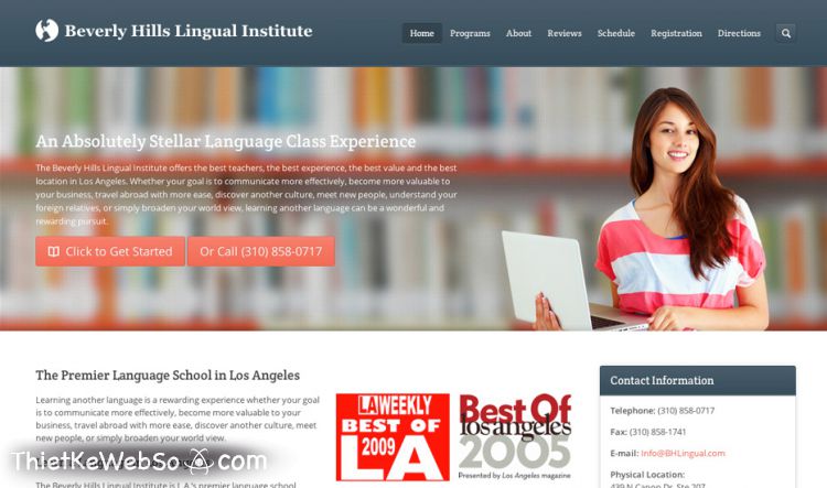 Thiết kế website giáo dục tại quận Phú Nhuận
