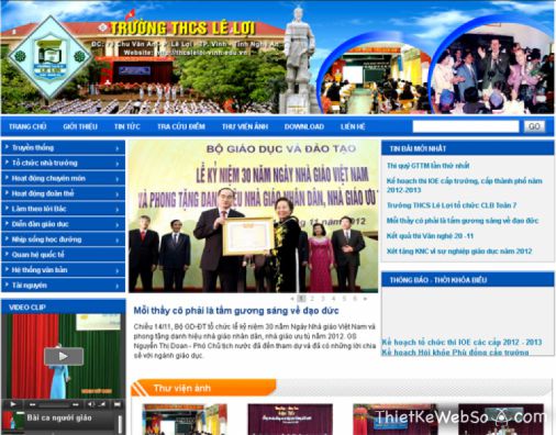 Thiết kế website giáo dục tại quận Tân Bình