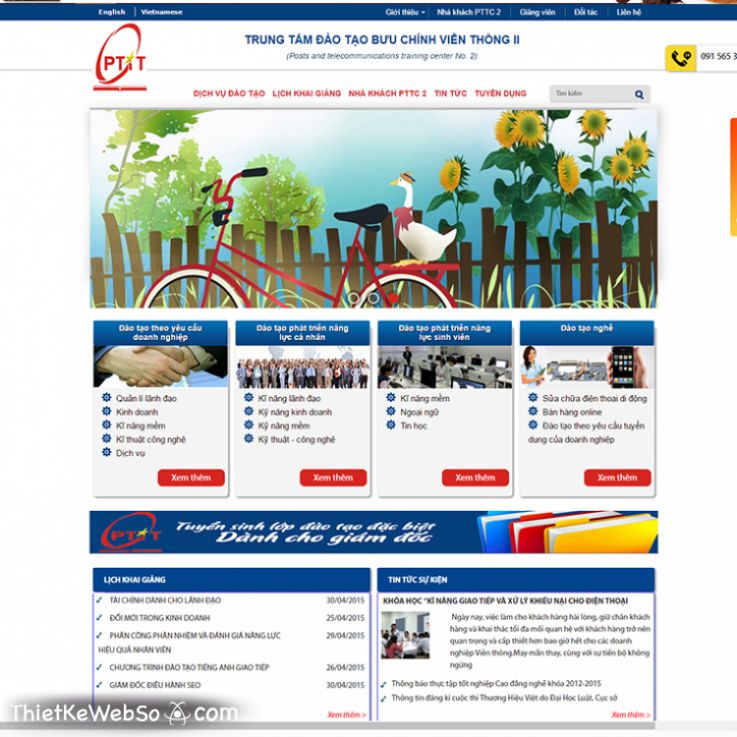 Thiết kế website giáo dục tại quận Thủ Đức