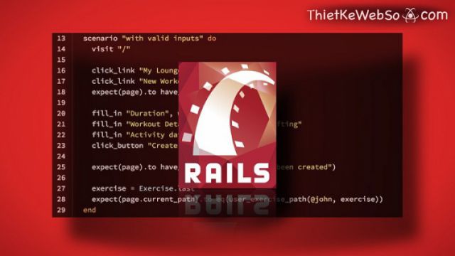 Thiết kế website bằng Ruby on Rails cao cấp, hiện đại