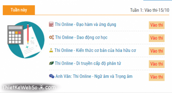 Thiết kế website thi trắc nghiệm tại quận Bình Tân