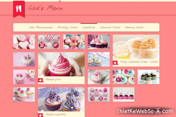 Thiết kế website cho tiệm bánh tại quận 10