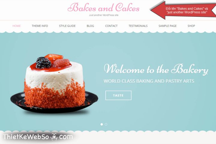 Thiết kế website cho tiệm bánh tại quận 6