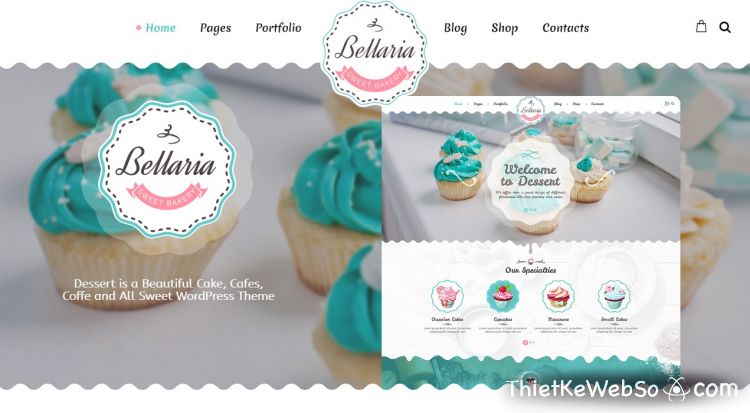 Thiết kế website cho tiệm bánh tại quận 4
