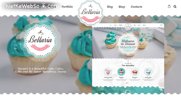 Thiết kế website cho tiệm bánh tại quận 3