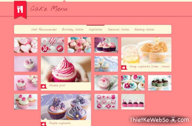 Thiết kế website cho tiệm bánh tại quận 1