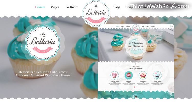 Thiết kế website cho tiệm bánh tại quận Bình Thạnh