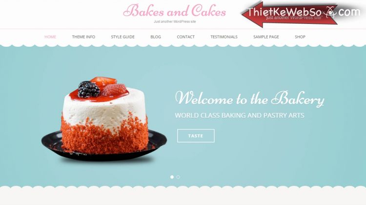 Thiết kế website cho tiệm bánh tại quận Gò Vấp