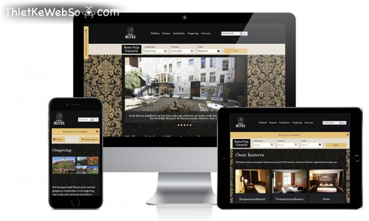 Thiết kế website khách sạn tại TP HCM