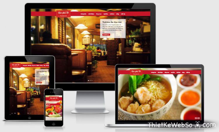 Thiết kế website nhà hàng tại TP HCM