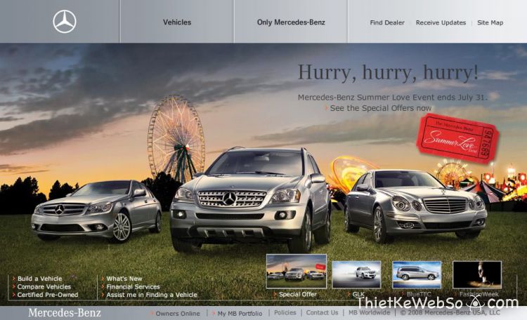 Thiết kế website ô tô đẹp tại TP HCM