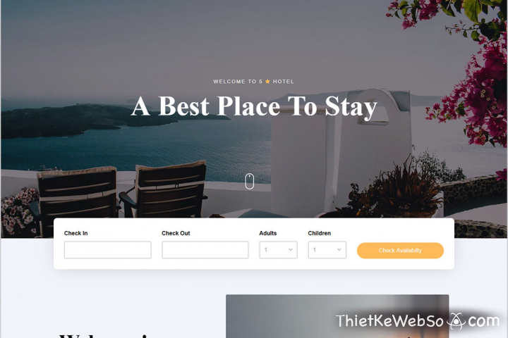 Thiết kế web khách sạn chuyên nghiệp