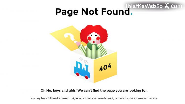 Tìm hiểu về trang báo lỗi 404 và cách khắc phục