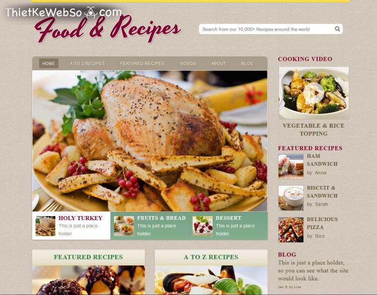 Những tính năng cần có khi thiết kế website nhà hàng