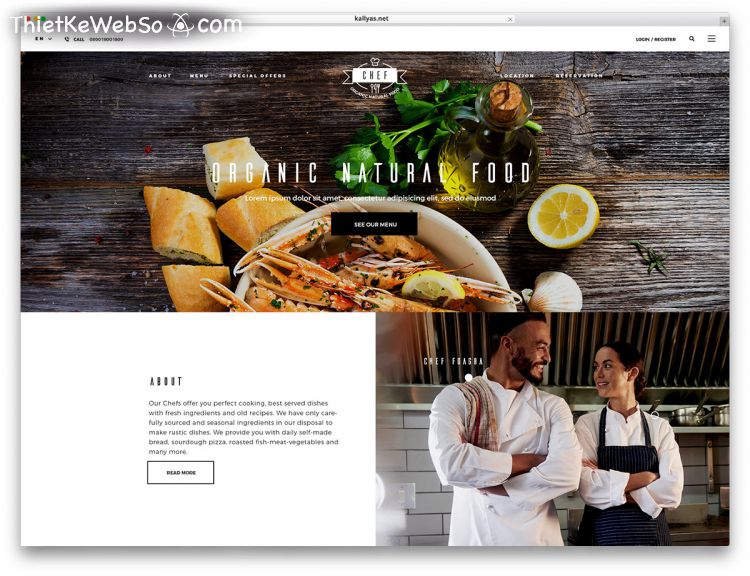 Công ty thiết kế website nhà hàng chuyên nghiệp