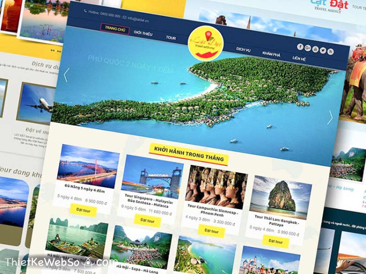 Công ty thiết kế và SEO website du lịch