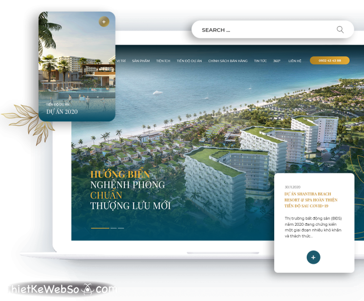 Công ty thiết kế website giới thiệu dự án bất động sản