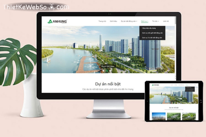 Công ty thiết kế website giới thiệu dự án bất động sản