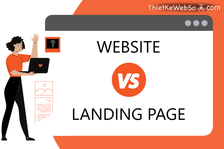 Sự khác nhau giữa landing-page và website