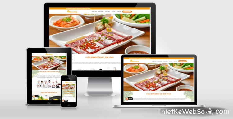 Đơn vị chuyên thiết kế website nhà hàng tại HCM