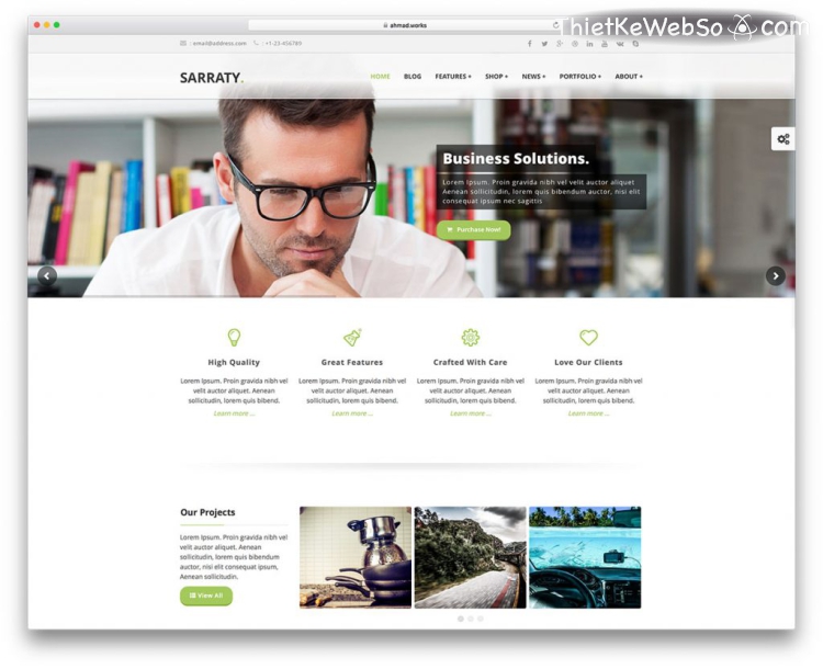 Dịch vụ thiết kế web giới thiệu công ty chuyên nghiệp