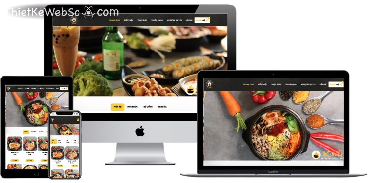 Công ty thiết kế website nhà hàng đẹp