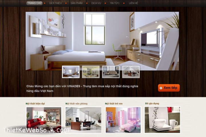 Công ty thiết kế website nội thất đẹp tại HCM