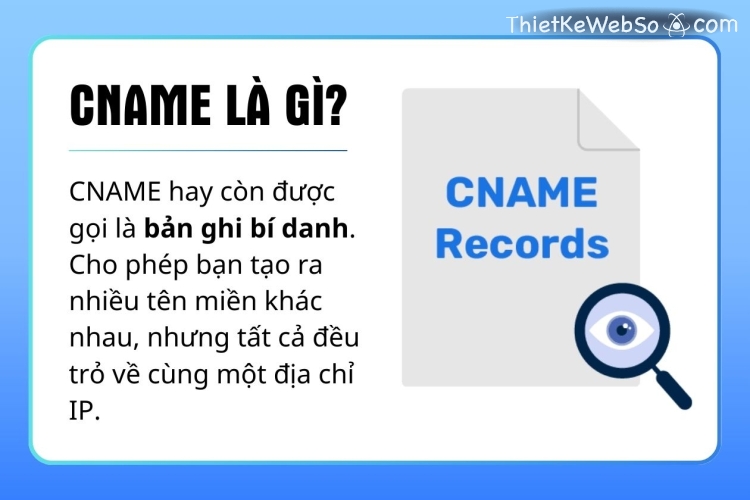 CNAME là gì và ứng dụng ra sao?