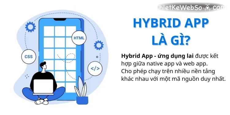 Phân biệt native app và hybrid app