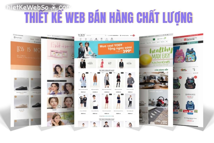 Đơn vị thiết kế web bán hàng chất lượng ở HCM