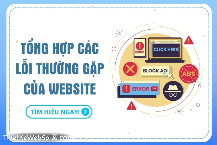 Lỗi thường gặp khiến website hoạt động không hiệu quả