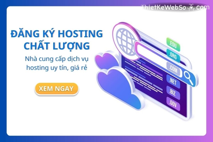 Đăng ký hosting chất lượng