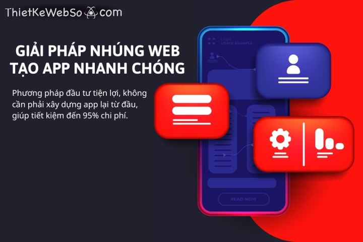 Giải pháp nhúng web tạo app nhanh chóng