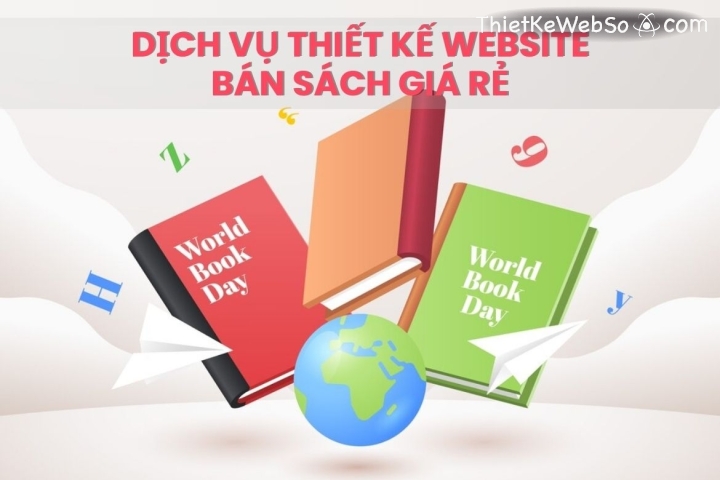 Dịch vụ thiết kế website bán sách giá rẻ