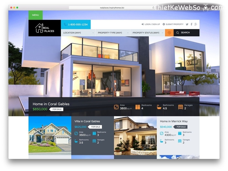 Công ty thiết kế website bất động sản đẹp và rẻ